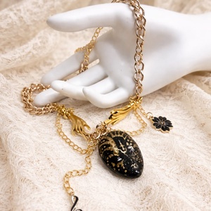  colier cu pandnativ -cadouri femei 01310, Bijuterii, Coliere, Coliere cu pandative, Confectionarea bijuteriilor, Lucrare cu argila, ARTYNOS