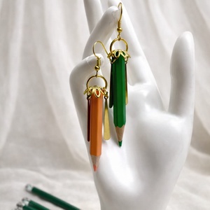 set bijuterii cu creioane colorate 00483 - bijuterii - seturi de bijuterii - Artynos.ro