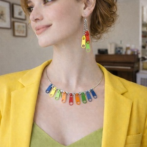 Set bijuterii -cursoare colorate   00934, Bijuterii, Seturi de bijuterii, Confectionarea bijuteriilor, ARTYNOS