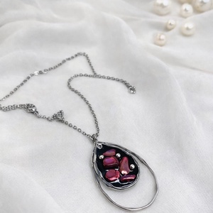 Colier -pandantiv cu scoici Abalone (Paua) 01160 - bijuterii - coliere - coliere cu pandative - Artynos.ro