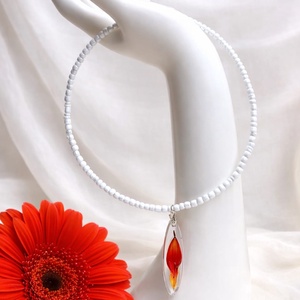 Colier-pandantiv Gerbera 01138 - bijuterii - coliere - coliere cu pandative - Artynos.ro