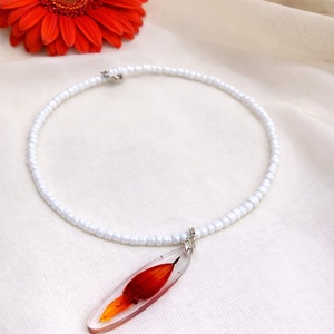 Colier-pandantiv Gerbera 01138 - bijuterii - coliere - coliere cu pandative - Artynos.ro