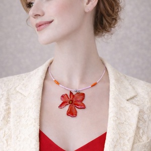 Colier-pandantiv cu Narcisa 01135, Bijuterii, Coliere, Pandative, Confectionarea bijuteriilor, ARTYNOS