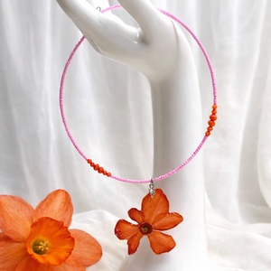 Colier-pandantiv cu Narcisa 01135 - bijuterii - coliere - pandative - Artynos.ro