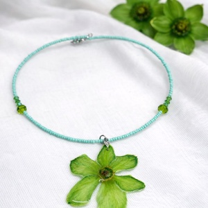 Colier - pandantiv  cu Narcise 01132   - bijuterii - coliere - pandative - Artynos.ro