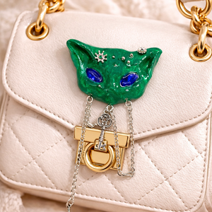 Broșă pisică-cadouri femei 01843 - bijuterii - broșe - Artynos.ro