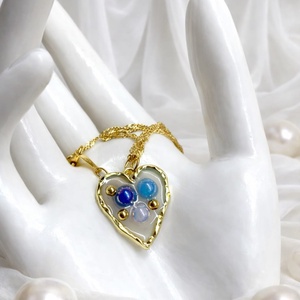 Colier -pandantiv cu pelute artificiale 01174, Bijuterii, Coliere, Coliere cu pandative, Confectionarea bijuteriilor, ARTYNOS