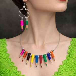 set bijuterii creioane colorate 01845 - Artynos.ro