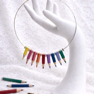 set bijuterii creioane colorate 01850 - bijuterii - seturi de bijuterii - Artynos.ro