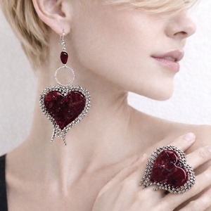 Set bijuterii cu Trandafiri 01851 - Artynos.ro