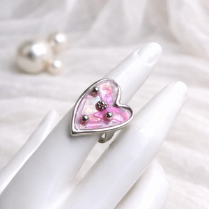 Inel cu scoici veritabile Abalone (Paua) 01166, Bijuterii, Inele, Inele cu figurine, Confectionarea bijuteriilor, ARTYNOS