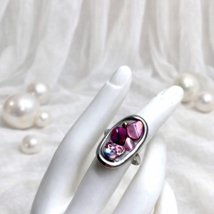 Inel cu scoici veritabile Abalone (Paua) 01163, Bijuterii, Inele, Inele cu figurine, Confectionarea bijuteriilor, ARTYNOS