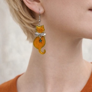 cercei asimetrici -pisici 01863 - Artynos.ro