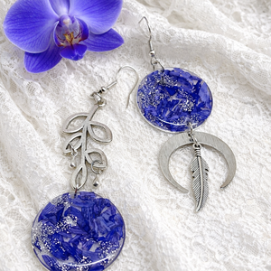  set bijuterii cu flori naturale 01361 - bijuterii - seturi de bijuterii - Artynos.ro