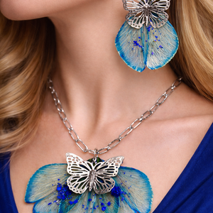 Cercei handmade din lalele naturale 01847, Bijuterii, Seturi de bijuterii, Confectionarea bijuteriilor, ARTYNOS