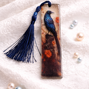 semn de carte handmade din rasina 00993 - cărți și creații cu tematică muzicală, cadouri - semn de carte - Artynos.ro