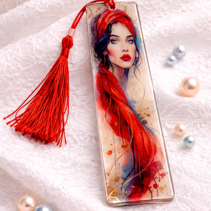 Semn de carte handmade unicat - din rasina 00885 - cărți și creații cu tematică muzicală, cadouri - semn de carte - Artynos.ro