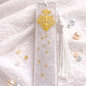 semn de carte handmade din rasina 01851 - cărți și creații cu tematică muzicală, cadouri - semn de carte - Artynos.ro