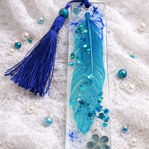  semn de carte handmade din rasina 01852 - cărți și creații cu tematică muzicală, cadouri - semn de carte - Artynos.ro