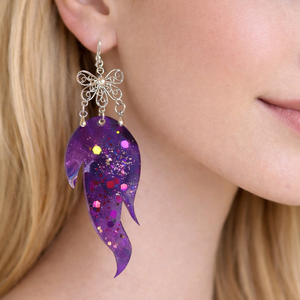 Cercei pictati manual 01360, Bijuterii, Cercei, Cercei din rasina, Confectionarea bijuteriilor, ARTYNOS