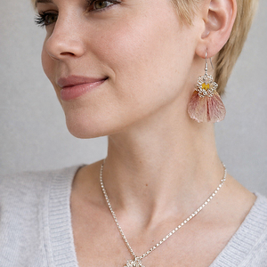 Set bijuterii cu Trandafiri 01880 - Artynos.ro