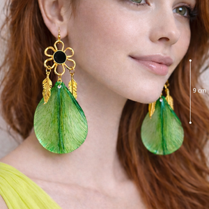 Cercei cu petale de Lalele 01889 - Artynos.ro