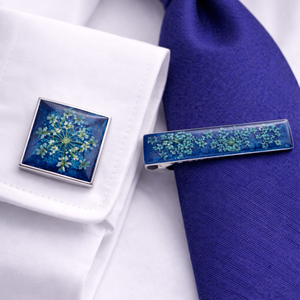 Butoni de cămașă si clemă cravată -Set cadou accesorii bărbați 01946 - bijuterii - butoni de manșetă - Artynos.ro