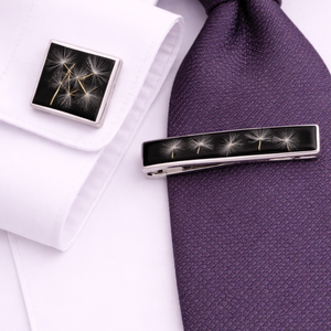 Butoni de cămașă si clemă cravată -Set cadou accesorii bărbați 01948 - bijuterii - butoni de manșetă - Artynos.ro