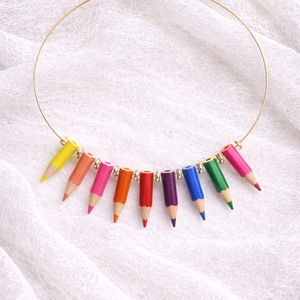 Set bijuterii cu creioane colorate 01959 - bijuterii - seturi de bijuterii - Artynos.ro