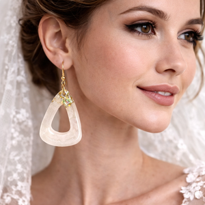 Cercei pentru mireasă-nuntă,party 01974 - accesorii nuntă - bijuterii mireasă - cercei mireasă - Artynos.ro