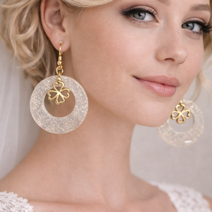 Cercei pentru mireasă-nuntă,party 01977 - accesorii nuntă - bijuterii mireasă - cercei mireasă - Artynos.ro