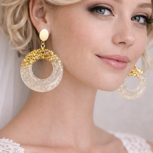 Cercei pentru mireasă-nuntă,party 01978 - accesorii nuntă - bijuterii mireasă - cercei mireasă - Artynos.ro