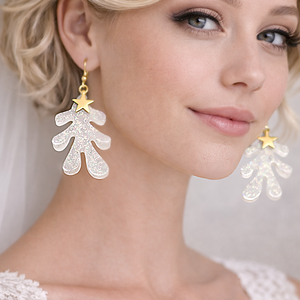 Cercei pentru mireasă-nuntă,party 01979 - accesorii nuntă - bijuterii mireasă - cercei mireasă - Artynos.ro