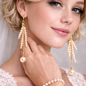 Set bijuterii pentru mireasă-nuntă,party 01981 - bijuterii - seturi de bijuterii - Artynos.ro