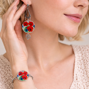 Set handmade model Maci 01985 - bijuterii - seturi de bijuterii - Artynos.ro