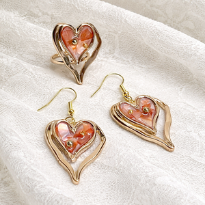 Set bijuterii cu scoici Abalone (Paua) 02006 - Artynos.ro