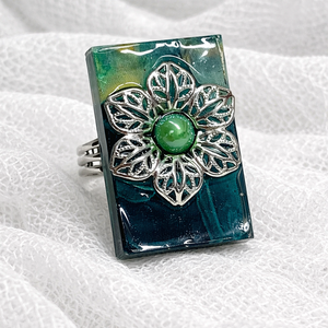 Inel unicat din rasina 02032 - Artynos.ro