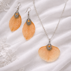 Set bijuterii cu orhidee 02045 - Artynos.ro