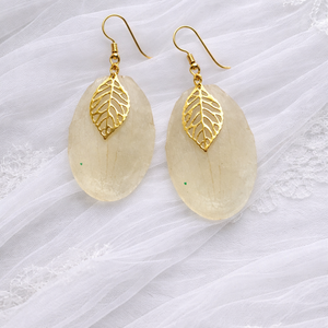 Cercei cu petale de Orhidee 02049 - Artynos.ro