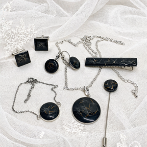 set bijuterii-accesorii pentru un cuplu 02054 - Artynos.ro