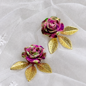 Cercei cu trandafiri 02061 - Artynos.ro