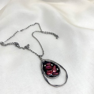 Colier -pandantiv Abalone (Paua) 01160 - bijuterii - coliere - coliere cu pandative - Artynos.ro