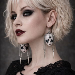 Cercei stil gotik 02106 - bijuterii - cercei - cercei cu figurine - Artynos.ro