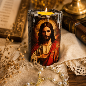 Suport lumanare -religios 02166 - casă & stil de viață - accesorii religioase - binecuvântarea casei - Artynos.ro