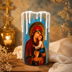 Suport lumanare-religios 02171 - casă & stil de viață - accesorii religioase - binecuvântarea casei - Artynos.ro