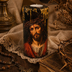 Suport lumanare-religios 02195 - casă & stil de viață - accesorii religioase - binecuvântarea casei - Artynos.ro