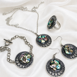 Set bijuterii Abalone (Paua) 02213 - Artynos.ro