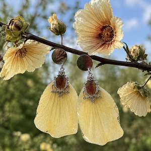 Cercei flori 02217 - bijuterii - cercei - cercei hoops - Artynos.ro