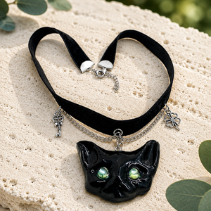 Choker pisică 02237 - bijuterii - coliere - chockere - Artynos.ro