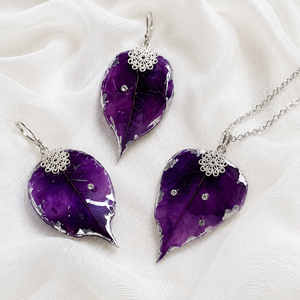 Set bijuterii frunze 02262 - Artynos.ro
